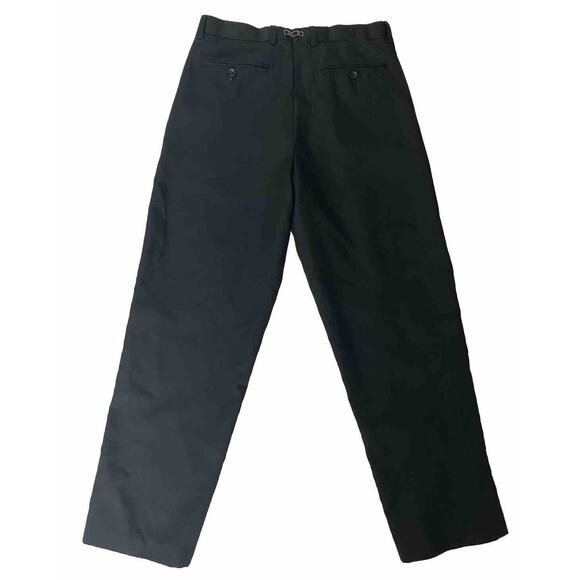 MICHAEL BRANDON Dress Pants Men's Black Pinstripe Office Attire - Size 32WX30L - Picture 2 of 6